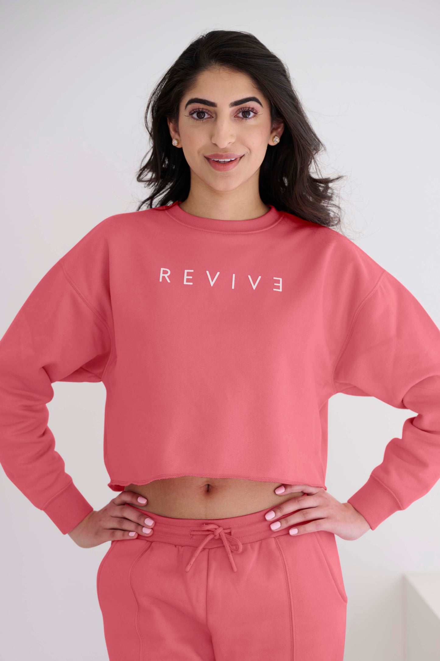 Dusty Rose Cropped Top